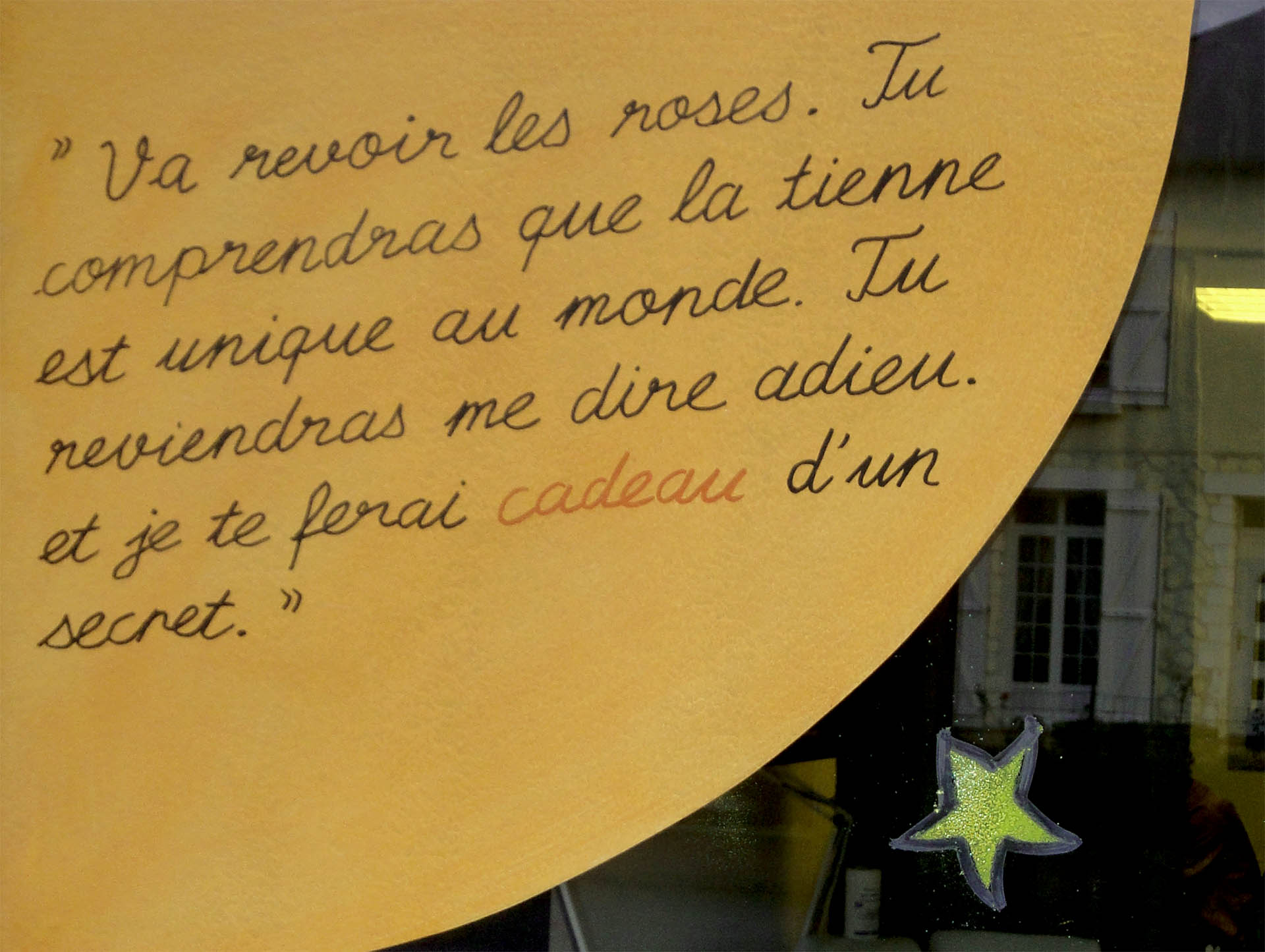 Décor de Noël inspiré du Petit Prince pour l’union commerciale