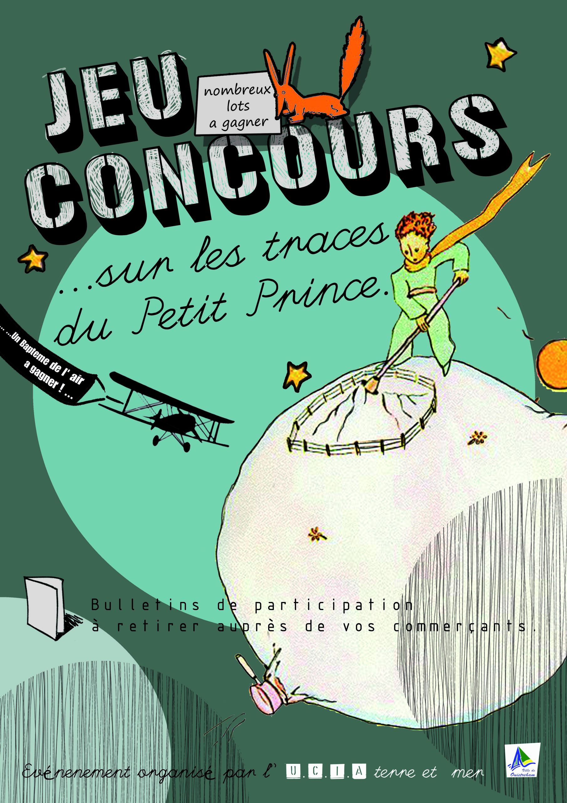 Décor de Noël inspiré du Petit Prince pour l’union commerciale
